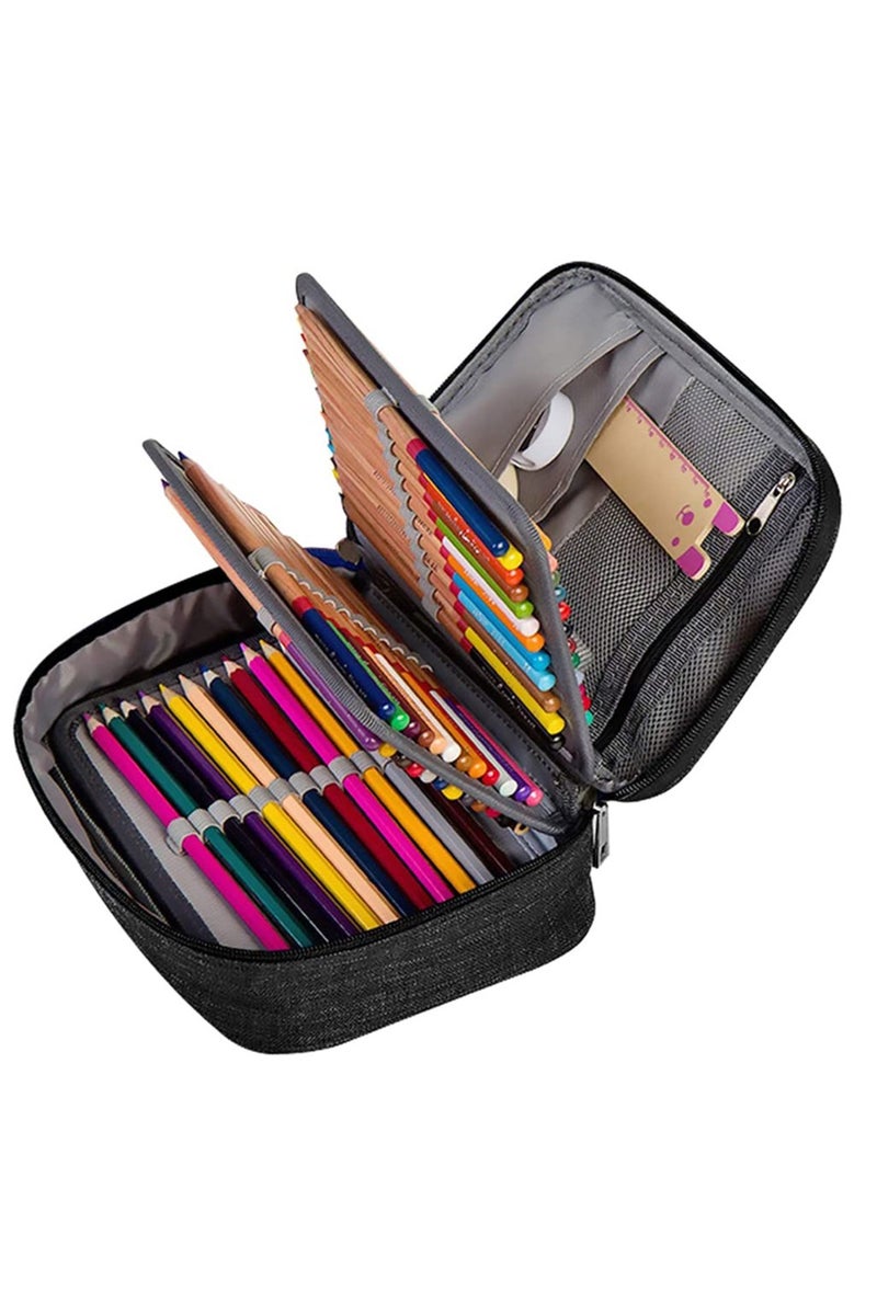 عام حافظة أقلام كبيرة السعة - 72 قطعة، حقيبة أقلام متعددة الوظائف، حاوية أدوات مكتبية ومدرسية منظمة للبنين والبنات. - Image 5