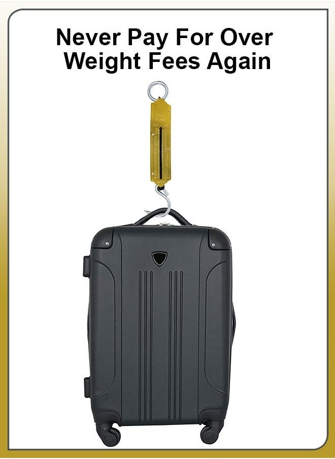 DBLEW - 100kg Pocket Spring Balance Mechanical Hanging Loop Weight Measuring Weighing Tool Portable Scale For Home Kitchen Meat Workshop And Luggage Measurements - Image 1