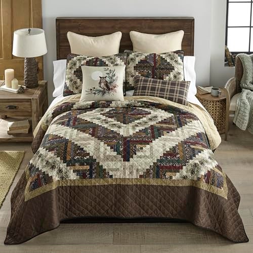 Donna Sharp King Bedding Set - 3 Piece - Whitley Lightweight Quilt Set with King Quilt and Two King Size Pillow Shams - Machine Washable - Image 1