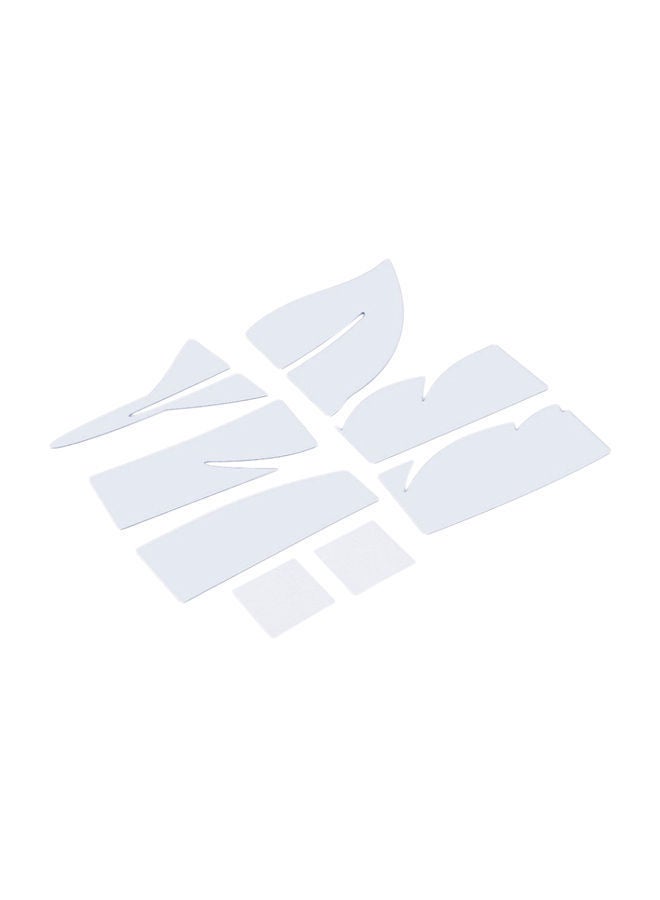 NIBEMINENT DIY Feather Styled Acrylic Mirror Clear 18x1x73centimeter  - Image 2