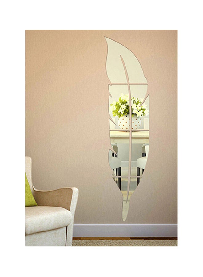 NIBEMINENT DIY Feather Styled Acrylic Mirror Clear 18x1x73centimeter  - Image 3