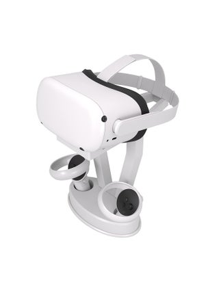 Digicharge VR Headset Stand for Oculus Meta Quest2 / Quest / PS VR Display Mount Station for Headset and Touch Controllers, VR Storage Holder Stand with Base for Controllers - pzsku/Z50BE5E613EA1F02B2ADBZ/45/_/1692396339/8c34b02f-5f28-443c-8d57-6f2802e49504