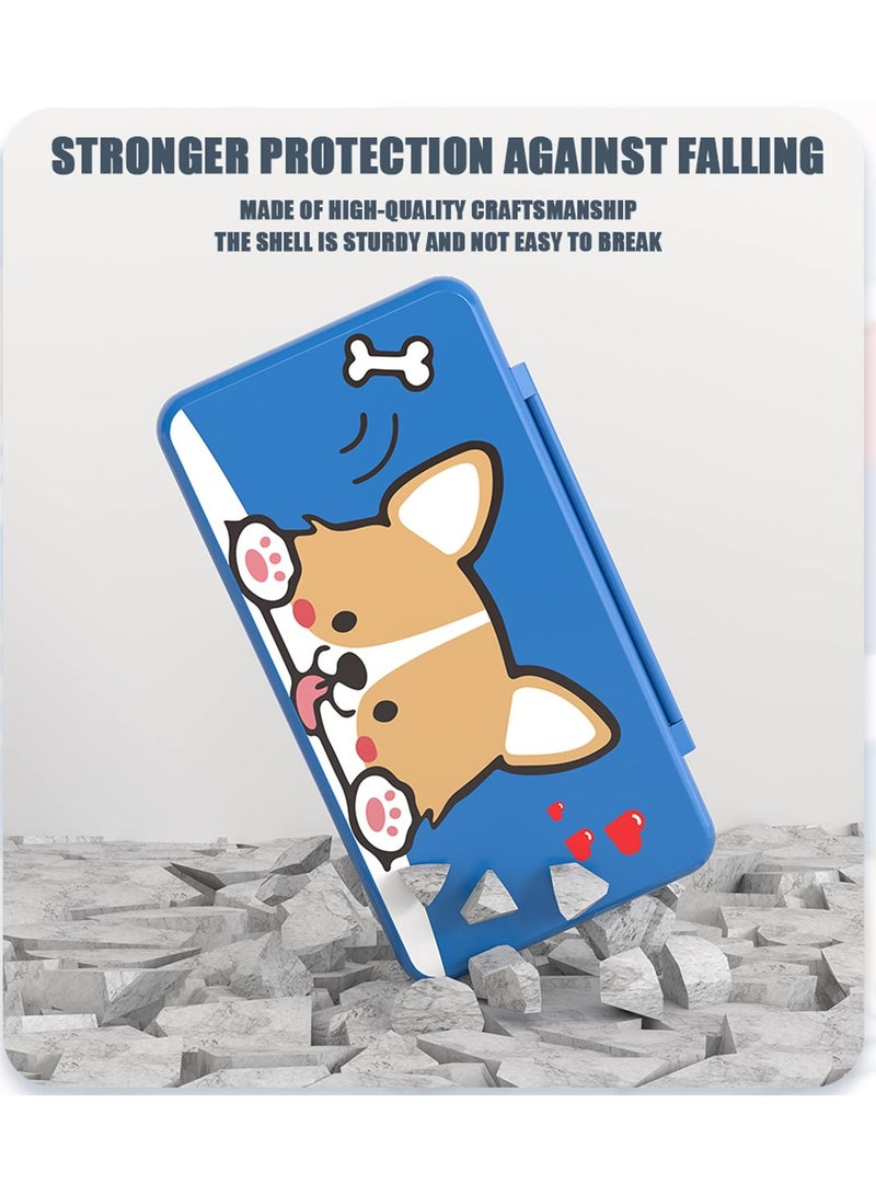 Portable Game Card Case for Nintendo Switch OLED, Holds 24 Game Cards and 24 Micro SD Cards, Carbon Fiber Design with Silicone Lining - Image 5