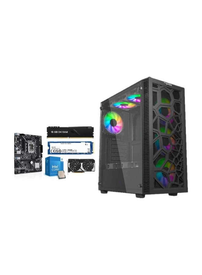 تويستيد مايندز كمبيوتر ألعاب سبايدر-03 بمعالج كور i5-12400F / 16 جيجابايت ذاكرة DDR4 / 1 تيرابايت SSD / 6 جيجابايت بطاقة رسومات Nvidia GeForce RTX 3050 - Image 2