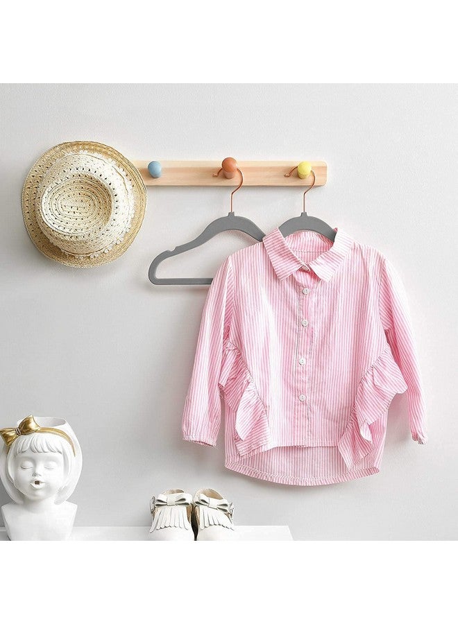 Evolluxi® Non-Slip Velvet Hangers - Suit Hanger Ultra Thin Space Saving 360 Degree Swivel Hook Strong and Durable Clothes Hangers (GREY, 6) - Image 4