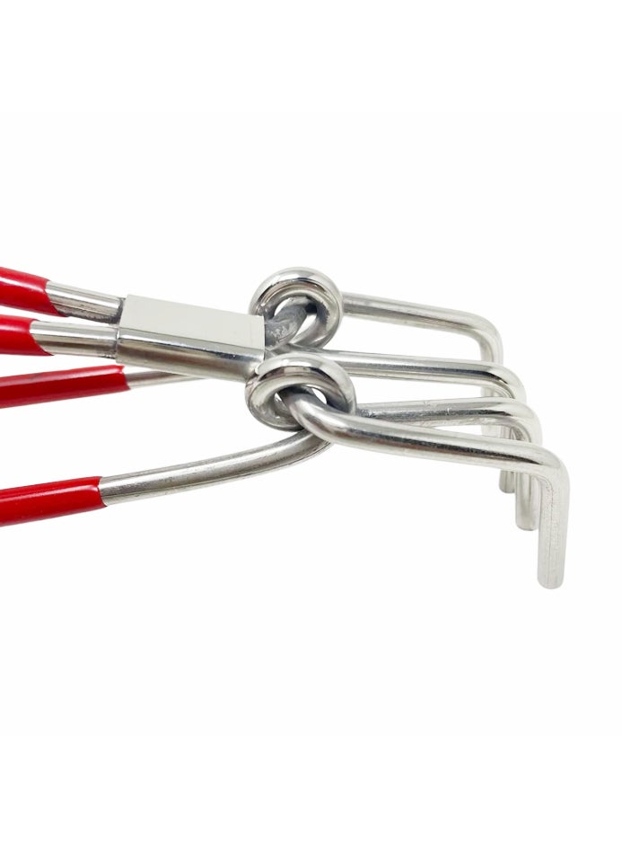 Ayda ملقط سلك من الفولاذ المقاوم للصدأ بمقبض مقاوم للحرارة 25 سم - Image 5