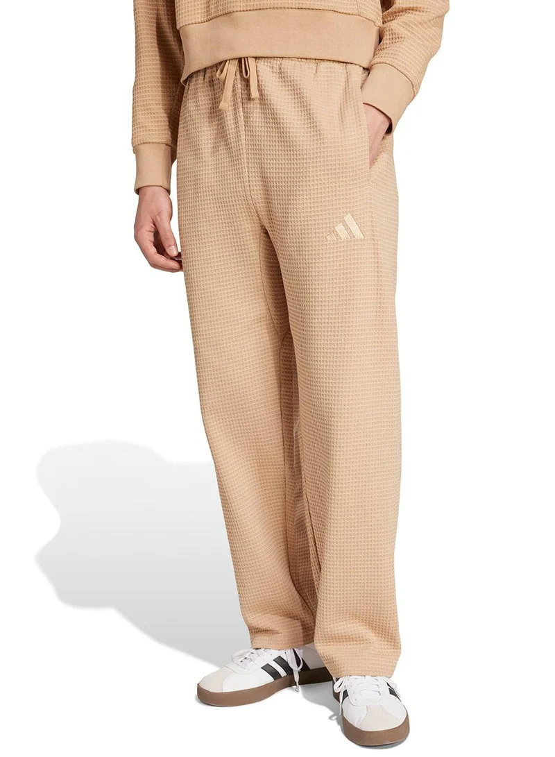 Adidas ALL SZN Waffle Knit Open Hem Joggers