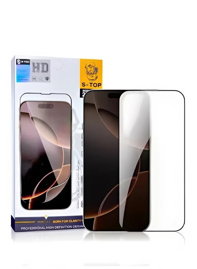 اس-توب واقي شاشة نانو لـ آيفون 14 برو ماكس (iPhone 14 Pro Max) مضاد للكسر و الخدش و بوضوح عالي HD لجوال  من S-TOP, حماية قصوى للشاشة من الخدوش والكسر - Image 1