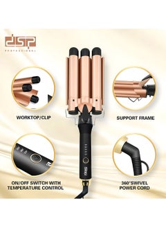 DSP Hair straightening tool | 125W | Heating tube diameter 25mm | Heat up to 450℉ in 3 minutes| 5 Setting temperature | Model 20174 - pzsku/Z50BEE7A65ECA888D4CD0Z/45/_/1727682060/06332859-3afa-4676-ae61-177a4e3356ed