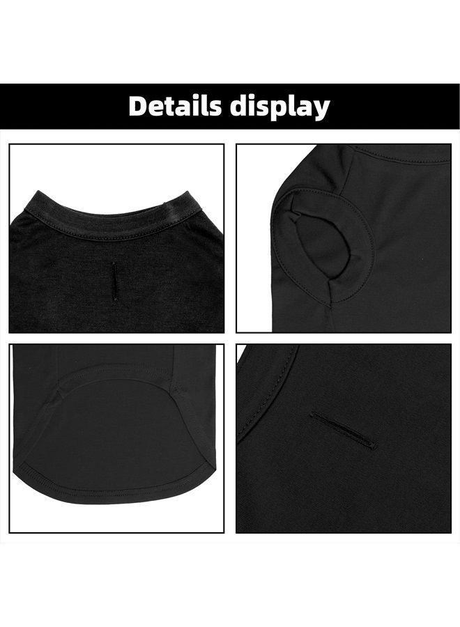 BINGPET Dog Shirts -Soft Cotton- Puppy T-Shirts for Dogs Light Weight Tank Top Vest for Summer - Image 5