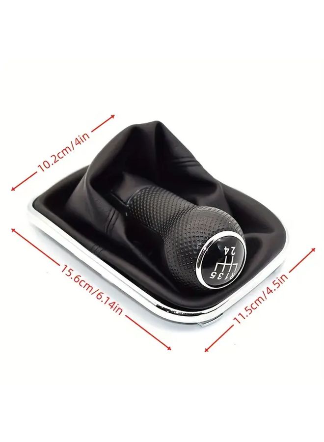 Red Edge 6 Speed Gear Shift Knob Boot For Golf 4 Jetta 1999 2004 - Image 2