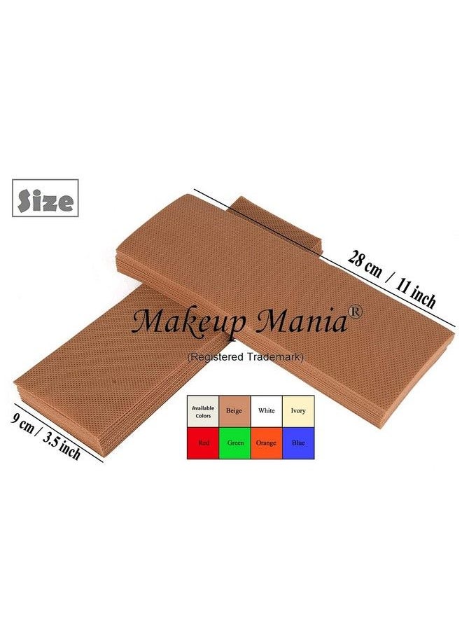 Makeup Mania - Plain Waxing Strips Without Wax Ivory 70 Pcs - Image 1