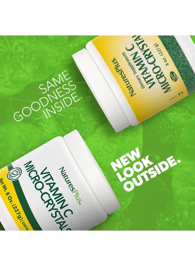 Natures Plus NaturesPlus Vitamin C Micro-Crystals - 8 oz, Pack of 2 - Antioxidant - Supports Immune Health & Overall Well-Being - Vegan, Gluten Free - Approx. 90 Total Servings - Image 2