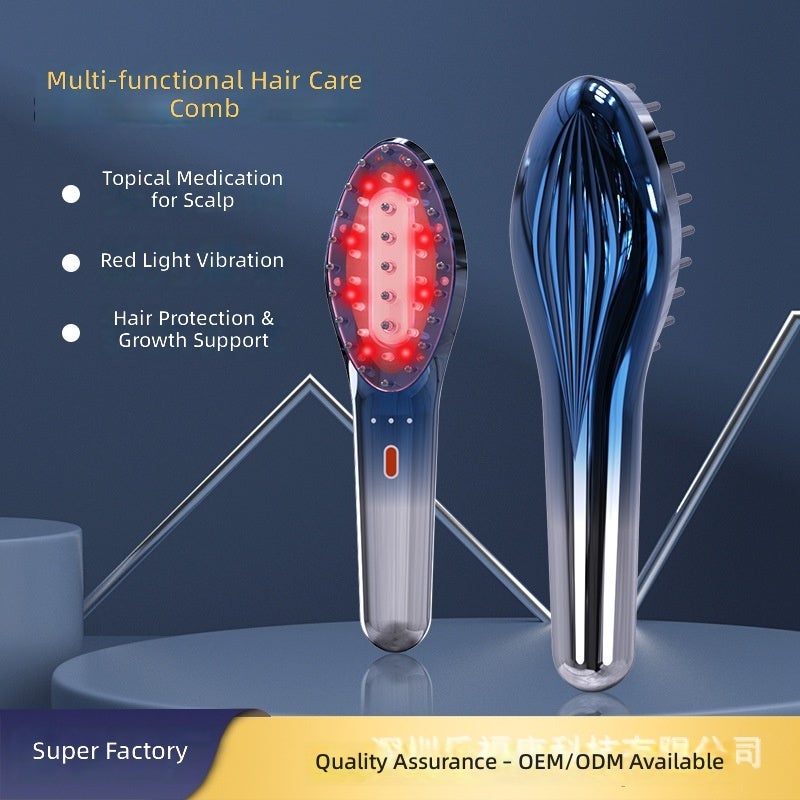 EMS Red Light Hair Care Comb for Anti-Hair Loss, Hair Growth, and Scalp Massage - Image 2