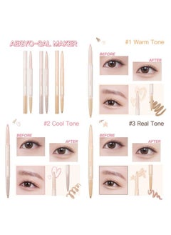 COLORGRAM Under Eye Highlighter Stick 03 Real Tone : Shimmer Cream type Brightening Under Eye Glitter liner & Pencil Crayon for Eye Bags Creaseproof Smudgeproof LongLasting Daily Makeup 02g  - Image 5