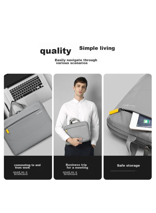 Samsonite Laptop Bag, Uni Shoulder Bag, 14-inch Business Briefcase, Crossbody Bag For Apple And Huawei Laptops - Image 2