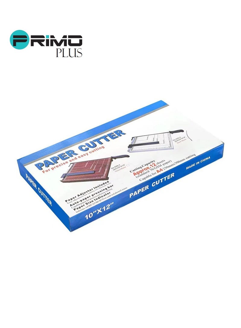 بريمو بلس آلة تقطيع الورق الاحترافية مقاس A4 أبيض , أداة صغيرة لتقطيع الورق مقاس A4 أبيض/ أسود - Image 1