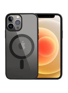 iPhone 13 Pro Max Case Clear Magsafe Slim Cover, Ultra-Thin Shockproof and Anti-Yellow Transparent Protective Cover Compatible for Apple iPhone 13 Pro Max 6.7 inch - Black