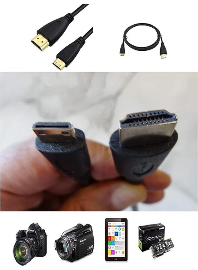 High-Speed HDMI to Mini HDMI Cable – Category 555 for Digital Cameras - Image 3