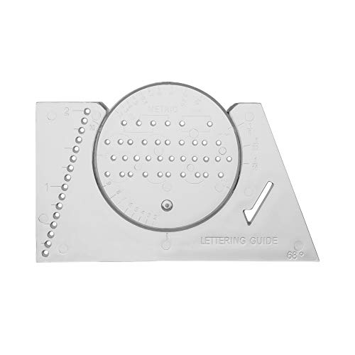 Pacific Arc Ames Lettering Guide for Lettering Writing Architecture and Drawing