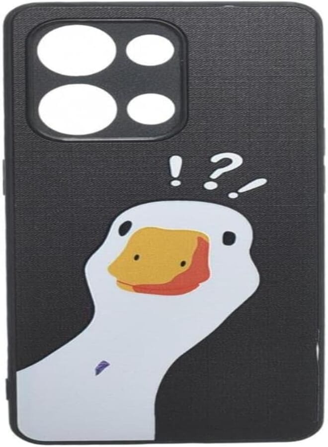Boter. Plastic 3D Shockproof Back Case Designed With Raised Edge To Protect Camera lens Duck Printed Suitable For OPPO RENO 9 PRO - Multi Color