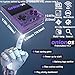 FINGEREVO Miyoo Mini Plus OnionOS Handheld Game Console 35inch 640480 Screen 3000mAh Miyoomini with Portable Case Transparent Purple - Image 4