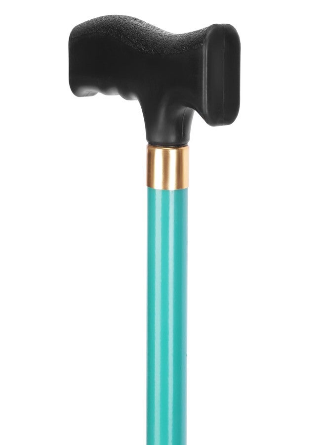 عصا المشي دكتور تورسو بريميوم ذات القاعدة المطاطية العريضة (ساق واحدة): دعم للجنسين من أجل الحركة والراحة والأناقة؛ تصميم مريح لجميع الأعمار (كرزي) (أزرق سماوي) - Image 2