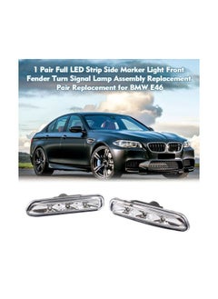 نيبمينينت قطعتان من شريط بديل جانبي إضاءة LED كامل لسيارة بي إم دبليو E46  - Image 2