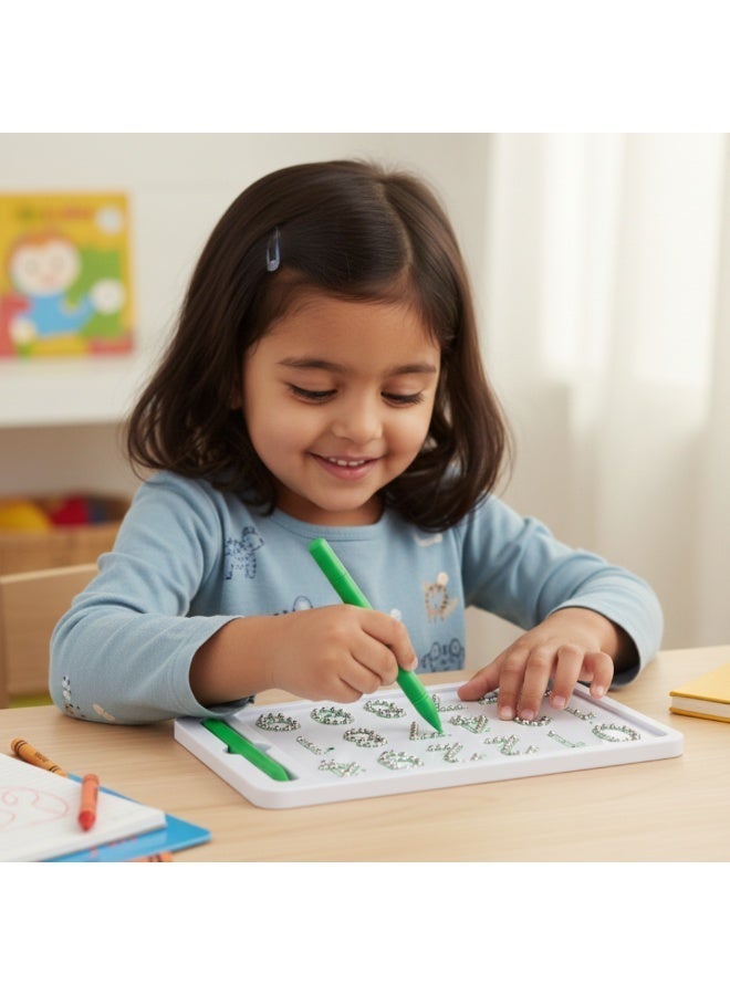 SnuzzleMart Magnetic Numbers Tracing Board Educational Toy and Preschool Learning Pad for Early Writing and Math Skills - Image 3