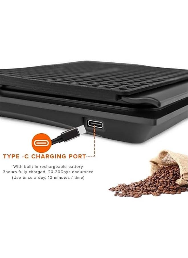 Gonice - Coffee Scale With Timer | Kitchen Scale | Pour Over V60 Drip Coffee | Digital scale with LCD display for coffee cooking baking Waterproof Mat 0.3-3000G - Image 1