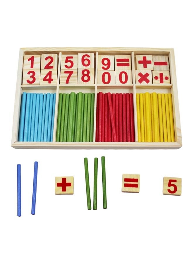 NIBEMINENT Wooden Counting Toy - Image 1