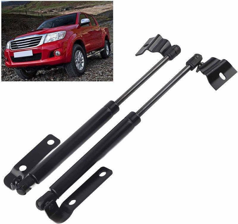 Pilipane 2pcs Front Hood Bonnet Gas Lifts Support, Front Hood Gas Lifts Support, Front Bonnet Gas Strut, Front Bonnet Gas Shock Heavy Duty Carbon Steel Strut for Vigo SR5 2005‑2014 - Image 3