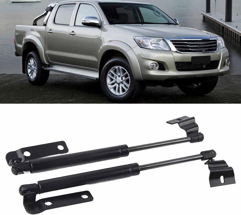 Pilipane 2pcs Front Hood Bonnet Gas Lifts Support, Front Hood Gas Lifts Support, Front Bonnet Gas Strut, Front Bonnet Gas Shock Heavy Duty Carbon Steel Strut for Vigo SR5 2005‑2014 - Image 5