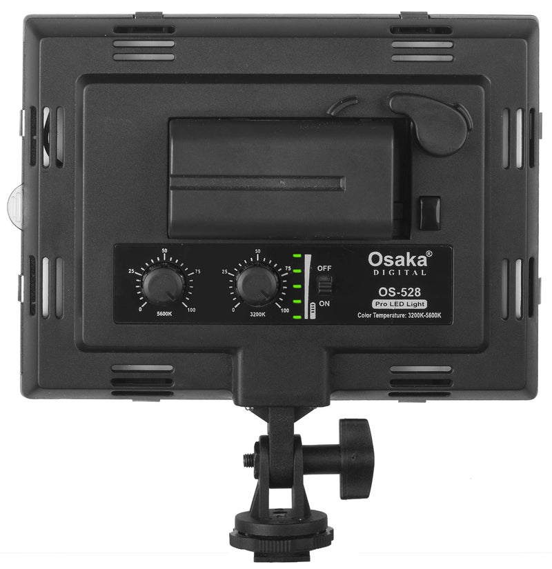 Osaka LED Video Light OS 576 Slim with 8000 mAH F750 Battery & Ultra Fast Charger for All DSLR and Video Cameras and YouTube Video Shooting - Image 3