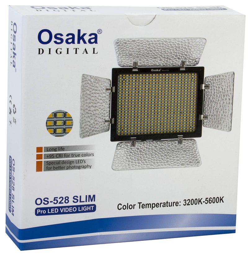 Osaka LED Video Light OS 576 Slim with 8000 mAH F750 Battery & Ultra Fast Charger for All DSLR and Video Cameras and YouTube Video Shooting - Image 5
