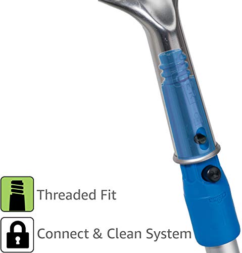 Unger Professional Connect & Clean 4 - 8 Foot Telescoping Extension Multi-Purpose Pole, Window Cleaning, Dusting - Image 3