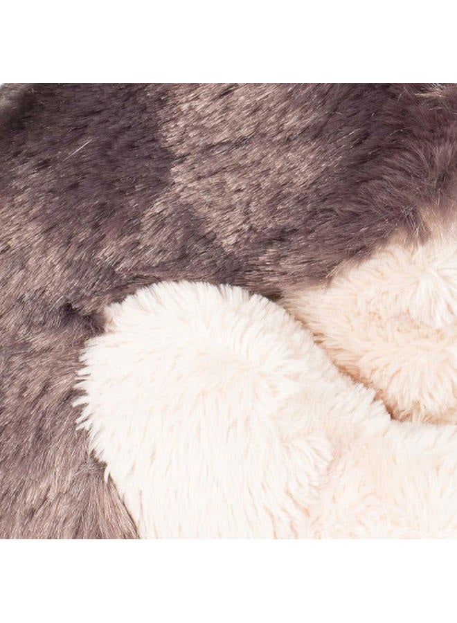 DEMDACO ذئب رمادي فضي صغير لعبة محشوة للأطفال، 5.5 بوصة (عبوة من 1) - Image 5