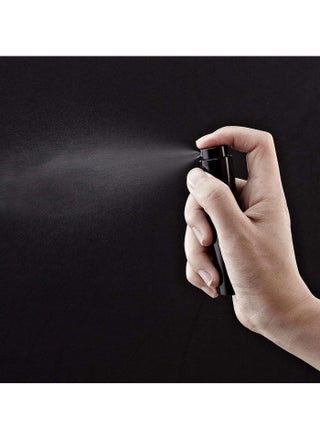 عبوتان بخاخ عطر صغير سعة ٥ مل، قابلة لإعادة الملء، برذاذ فائق النعومة، مثالية للحقيبة والاستخدام اليومي أو الهدايا - باللون الأسود - view 4