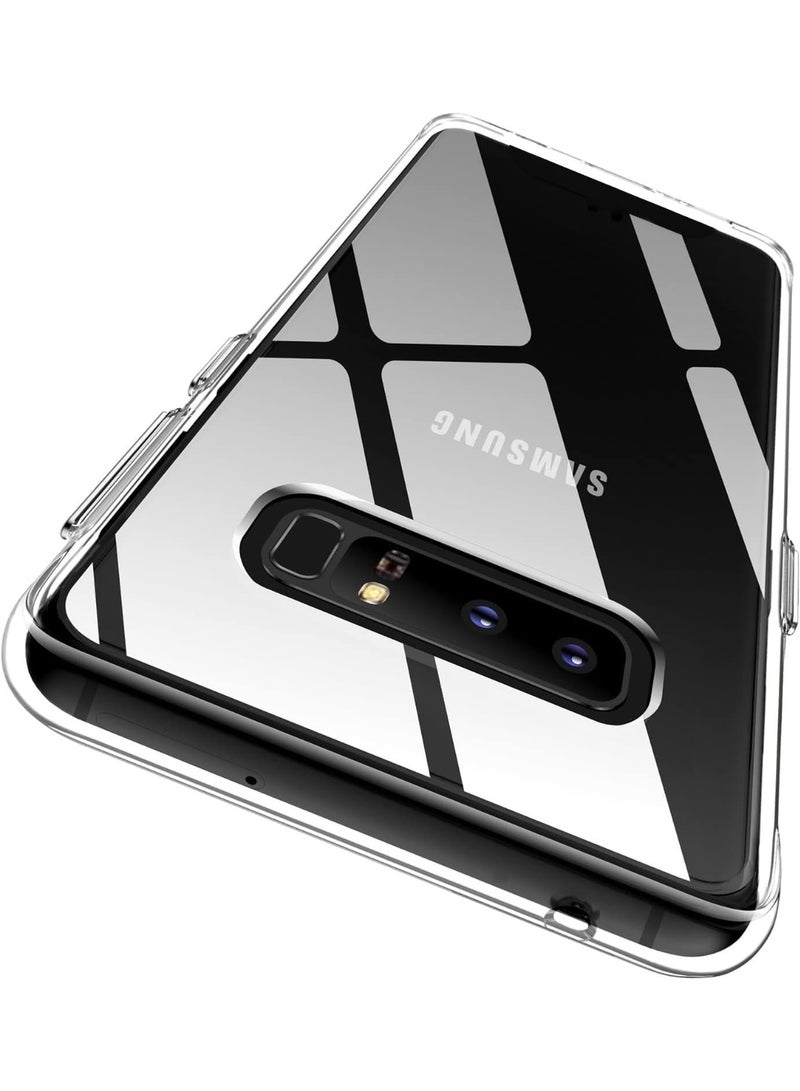 جراب لهاتف Samsung Galaxy Note 8 - تصميم شفاف فائق النقاء، حماية من السقوط، إطار ممتص للصدمات (Bumper) وجراب شفاف لهاتف Galaxy Note 8 (مقاس 6.3 بوصة). - Image 1