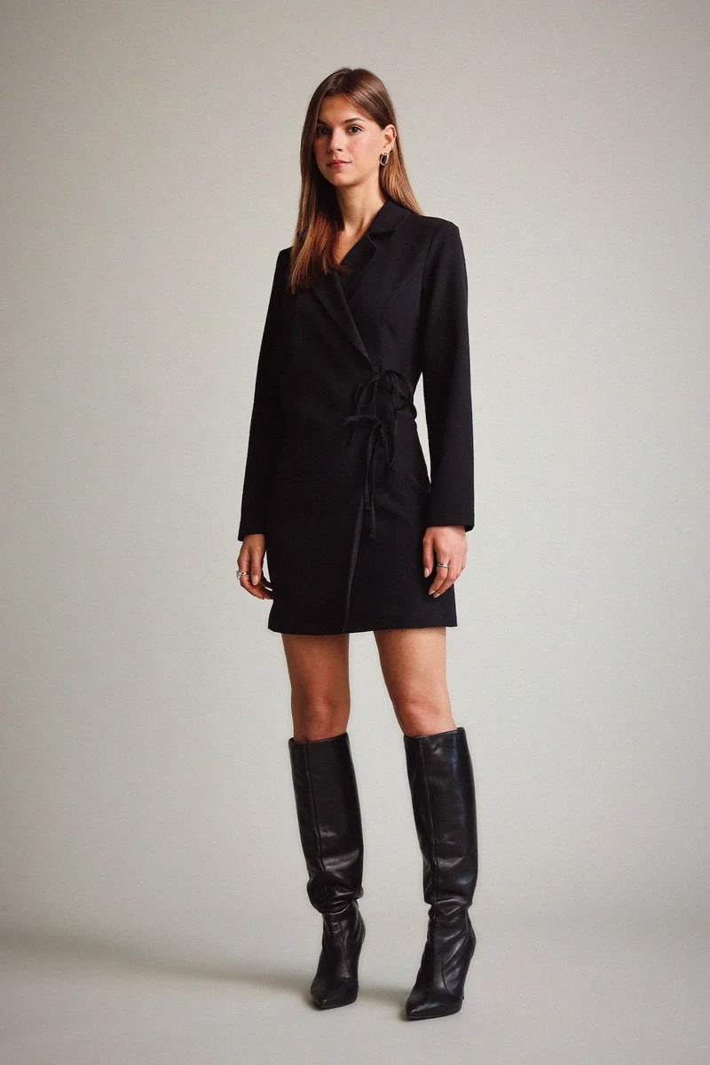 Defacto Crepe Short Dress