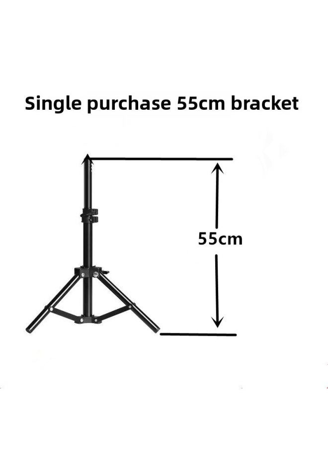 General - Soft Light Box Led Professional Photography Light Fill Light Three-color Dimming With Remote Control 85W 150W Electrodeless Dimming Frame-Color:55cm Bracket - Image 1