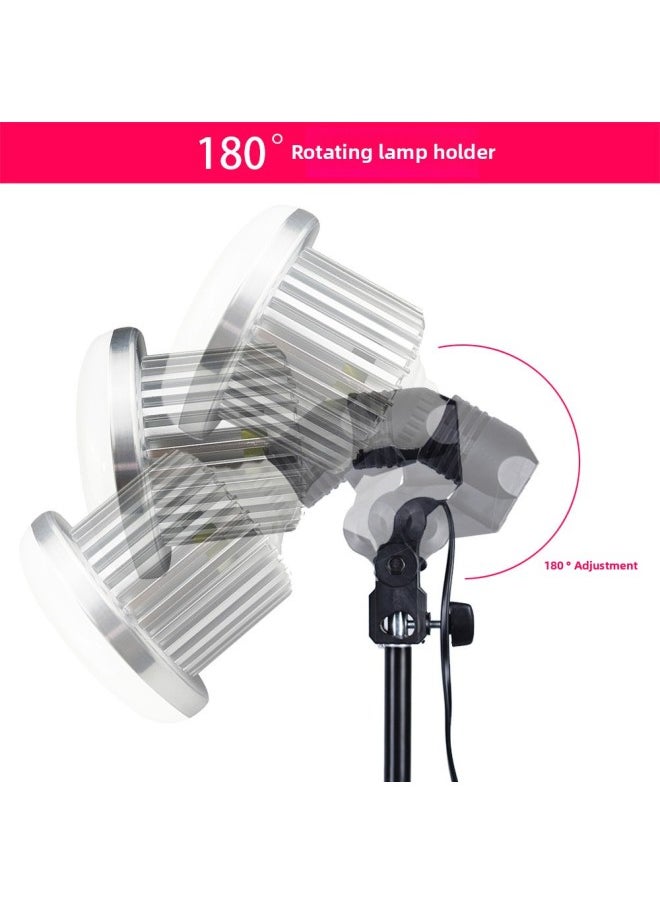 General - Soft Light Box Led Professional Photography Light Fill Light Three-color Dimming With Remote Control 85W 150W Electrodeless Dimming Frame-Color:55cm Bracket - Image 1