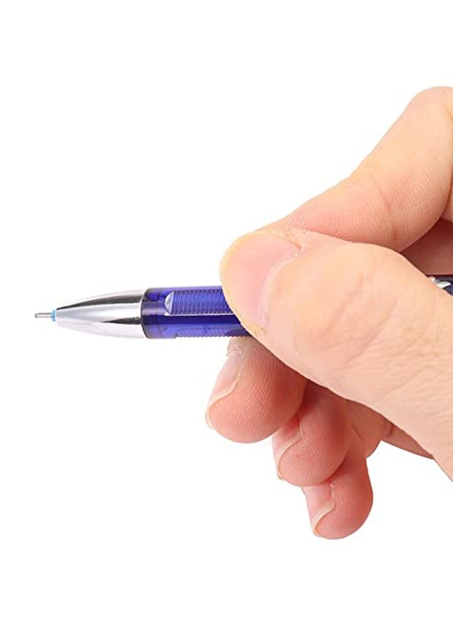 12 Pcs Erasable Pens 0.5mm, Fine Ballpoint Blue Ink Pens, Smooth Writing Gel Pen for Drawing Writing(Blue) - Image 2