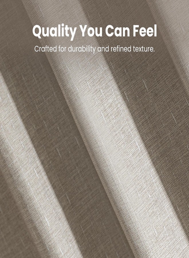 SLEEP ZONE Beige Shower Curtain Waterproof Curtains for Bathroom Decor Bathtub Geometric Shower Curtain 72" × 72" - Image 3