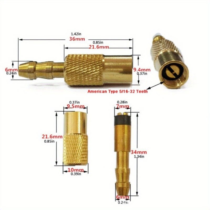 1pc Universal Conductive Metal Car Air Pump Chuck Clip Automotive Tire Inflation Valve Connector Vehicle Jack Repair Tool - Image 4