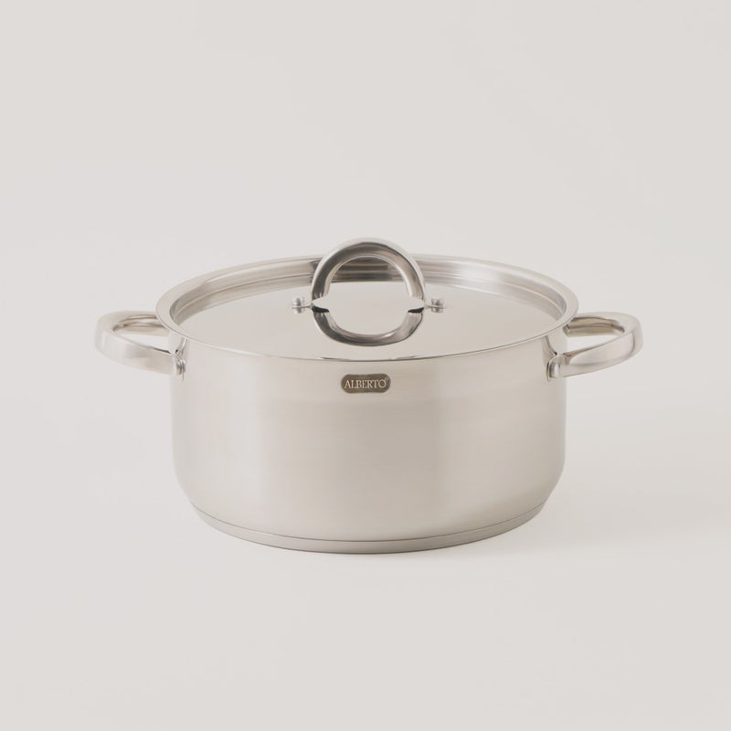 ألبرتو طقم ألبرتو 14 قطعة ستانلس ستيل جسم فضي - Image 5