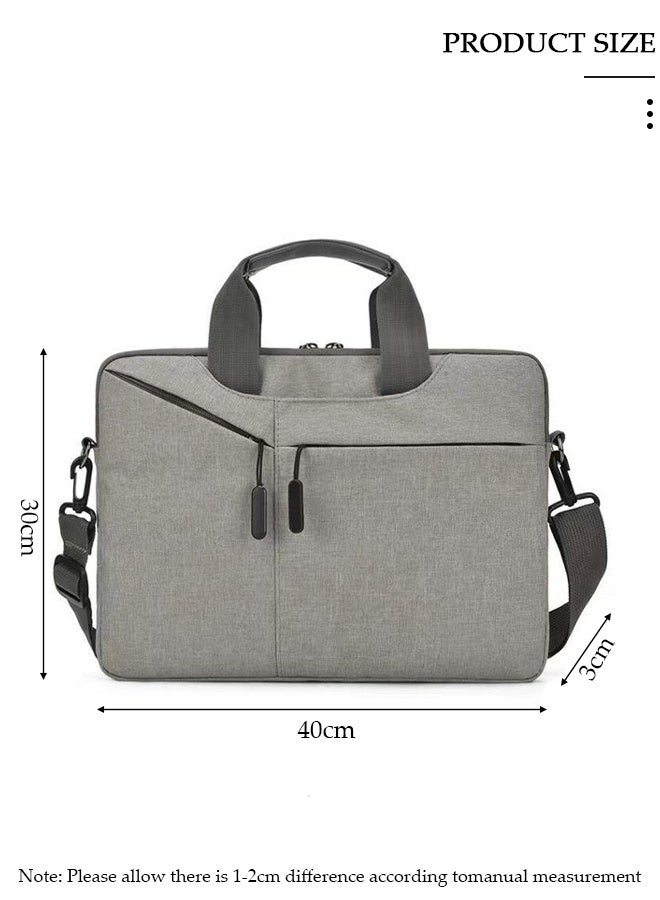 DUNISO 15.6 Inch Laptop Bag Lightweight Computer Bag Travel Business Briefcase Water Resistance Shoulder Messenger Bag for Men and Women Work Office - Image 2