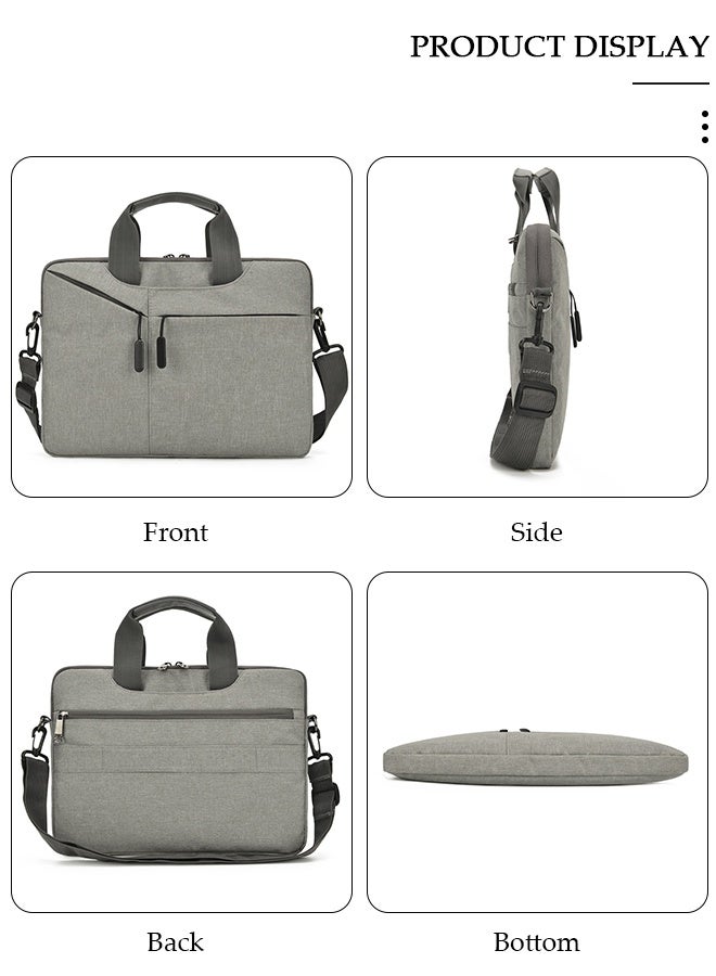 DUNISO 15.6 Inch Laptop Bag Lightweight Computer Bag Travel Business Briefcase Water Resistance Shoulder Messenger Bag for Men and Women Work Office - Image 5