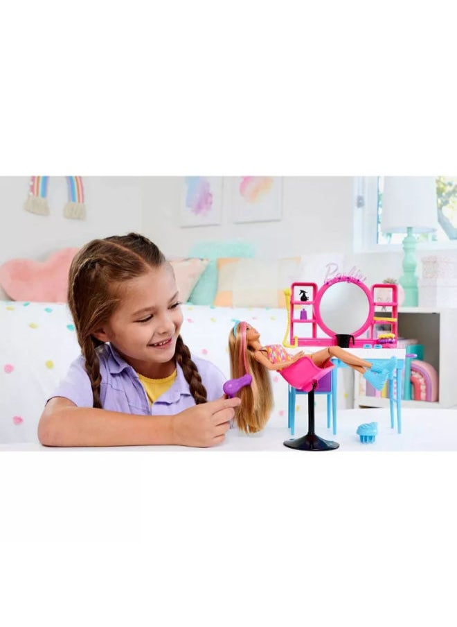 Barbie Barbie Doll and Hair Salon Playset  - Image 2