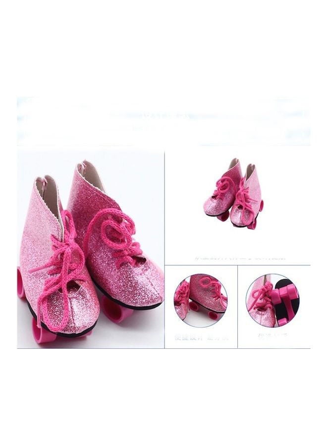 NIBEMINENT Roller Skates For 18 Inch American Doll 7x5x3.6cm - Image 3